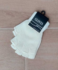 GUANTE SIN DEDO PREMIUM COLOR MARFIL