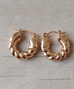ARO DE ACERO DORADO ARGOLLA TORNEADA. DIÁMETRO 20 MM