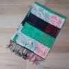 PASHMINA BÚLGARA CUADRANTES MULTICOLOR . 70 X 180 CM.