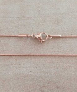 CADENA DE ACERO ROSÉ CLAPTON 0.9 X 45 CM