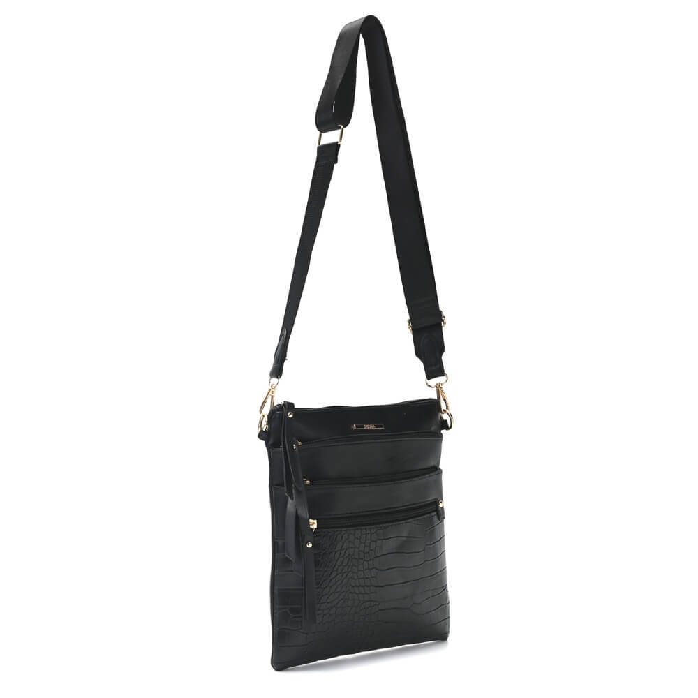 BANDOLERA CLASSIC CHARONE CUATRO CIERRES 22X25 CM X1U - Imagen 11