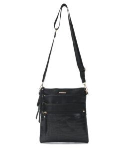 BANDOLERA CLASSIC CHARONE CUATRO CIERRES 22X25 CM X1U