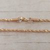 CADENA DE ACERO DORADO SOGA 0.5 CON BOLITAS INTERCALADAS X 50CM.