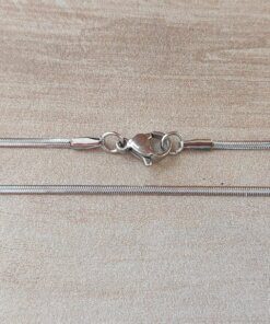 CADENA DE ACERO COLA DE RATÓN CHATA 1.5 MM