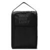 BOTINERO ACTIVE CON BOLSILLO FRONTAL CON CIERRE 31X17X11CM COLOR NEGRO