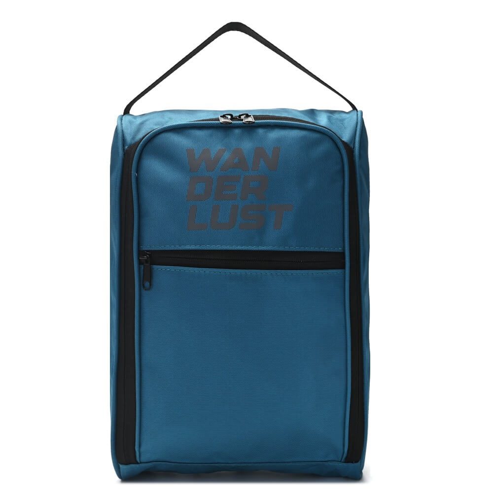 BOTINERO ACTIVE CON BOLSILLO FRONTAL CON CIERRE 31X17X11CM COLOR AZUL JEAN