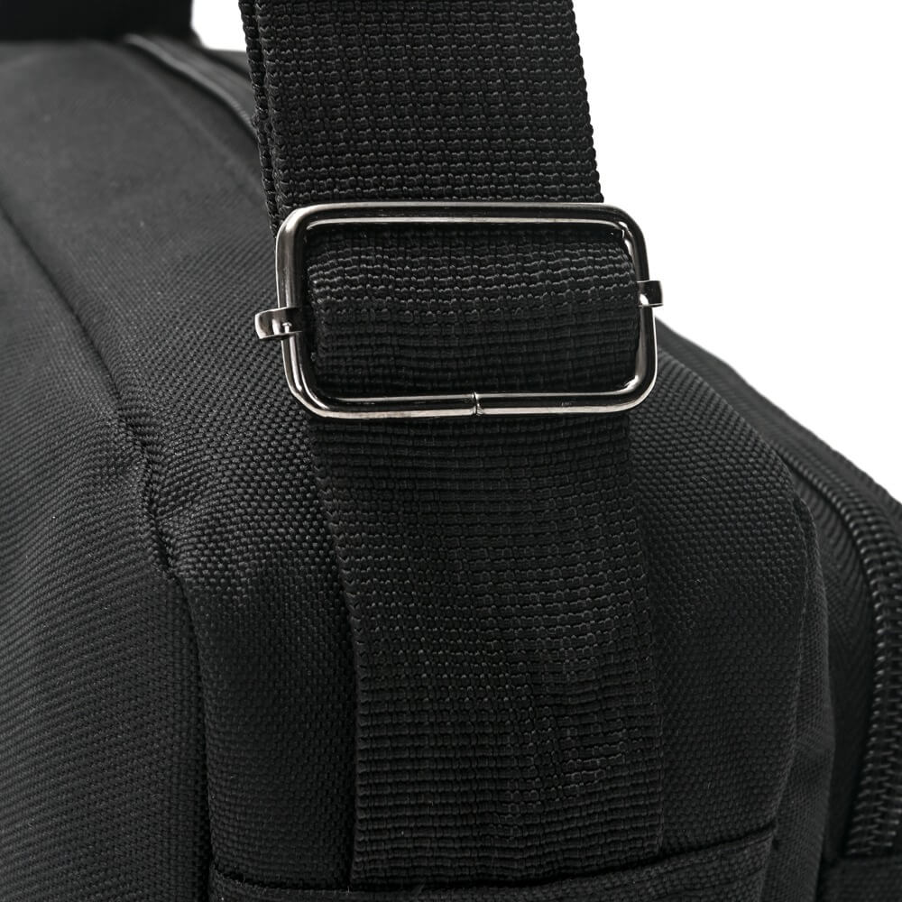 Morral Active Tactico Negro con bolsillo frontal con cierre 18x24x7,5cm x1u - Imagen 8