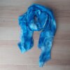PASHMINA BATIK COLOR AZUL. MEDIDAS: 80 X 180
