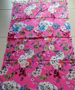 PAREO HINDÚ ESTAMPADO CON FLECOS 100 X 180 CM