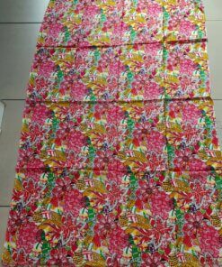 PAREO HINDÚ ESTAMPADO CON FLECOS 100 X 180 CM