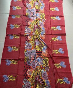 PAREO HINDÚ ESTAMPADO CON FLECOS 100 X 180 CM