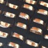 ANILLOS DE ACERO DORADO ALIANZA 6 MM X 36 UNIDADES SURTIDOS DE MEDIDAS (DEL N°16 AL N°20)