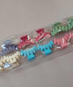 BROCHES  ( 40 MM ) 6 DIENTES X 12 UNIDADES SURTIDO DE COLORES