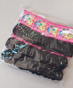 DOCENA DE BLISTER COLITAS 4.0 X 6 UNIDADES, (72 COLITAS X BLISTER) COLOR NEGRO