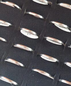 ANILLOS DE ACERO ALIANZA 2 MM X 36 UNIDADES SURTIDOS DE MEDIDAS (DEL N°16 AL N°20)