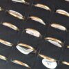 ANILLOS DE ACERO DORADO ALIANZA 2 MM X 36 UNIDADES SURTIDOS DE MEDIDAS (DEL N°16 AL N°20)