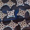 BLISTER DE AROS DE ACERO NUDO DE BRUJAS 12 MM X 12 PARES.