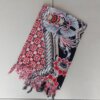 PAREO INDONESIA ESTAMPADO CON FLECOS. 100 X 180 CM.