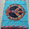 PAREO INDONESIA ESTAMPADO CON FLECOS 100 X 180 CM.