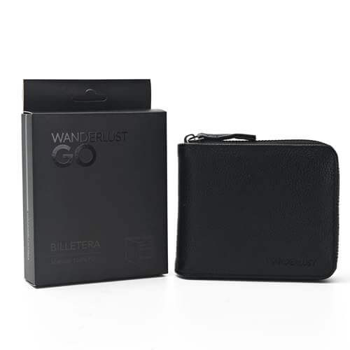 BILLETERA GO CLASSIC CON CIERRE 11X7 CM CON VOLANTE Y MONEDERO.INCLUYE CAJA X1U - Imagen 4