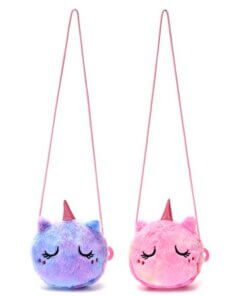 BANDOLERA FUR BABY UNICORNIO 17X4CM X1U