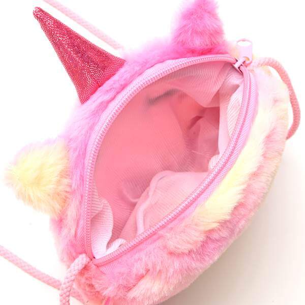 BANDOLERA FUR BABY UNICORNIO 17X4CM X1U - Imagen 6