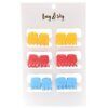 SET BROCHE MINI RECTANGULAR X12U
