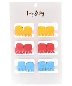 SET BROCHE MINI RECTANGULAR X12U