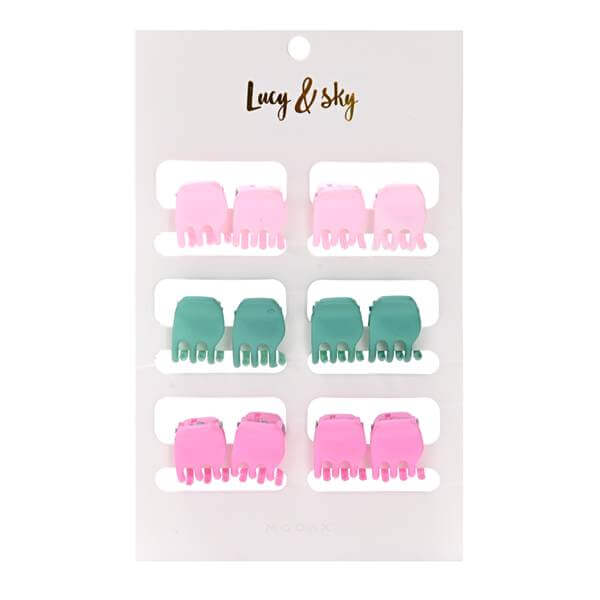 SET BROCHE MINI RECTANGULAR X12U
