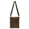 Bandolera Joan tres cierres, bolsillo con cierre 25x22cm x1u
