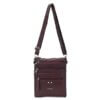 Bandolera Joan tres cierres, bolsillo con cierre 25x22cm x1u