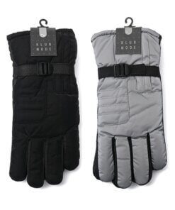 Guante hombre moto interior piel x1u.