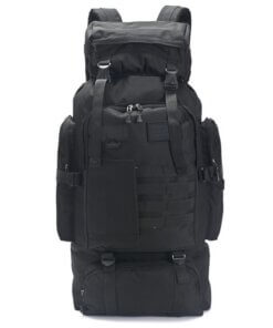 Mochila Tactica Trekking 75X37X21 cm multiples bolsillos y tiras regulables 70 litros x1u.