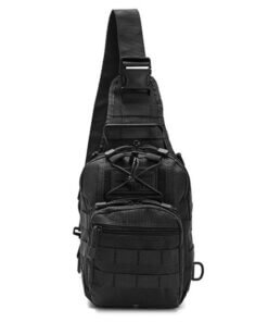 Morral Tactico 45x21x22 cm cruzado con hebilla x1u.