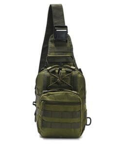 Morral Tactico 45x21x22 cm cruzado con hebilla x1u.