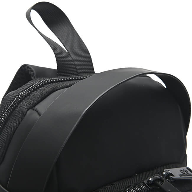 Morral Sling con cerradura y USB tela impermeable 32x18x10 cm bolsillo horizontal x1u - Imagen 4