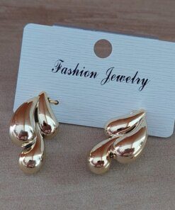 ARO BIJOUTERIE DORADO GOTA EN CASCADA.