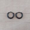 ARO ARGOLLA 2.0 MM DE ACERO NEGRO CON BISAGRA. DIÁMETRO INTERIOR 10 MM