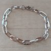 PULSERA DE ACERO TIFFANY 1.2 ESLABÓN CHATO 6 X 11 MM. LARGO 20 CM