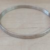 PULSERA DE ACERO ESCLAVA 5 MM TRABAJADA CON GUARDA EGIPCIA.