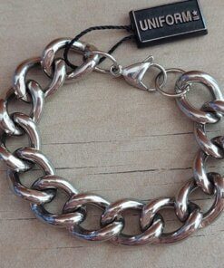PULSERA DE ACERO GRUMET 13 MM. LARGO 18 CM