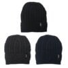 Gorro hombre tejido con grifa x1u.
