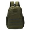 Mochila Active Tactica Negra con un bolsillo y triple hilera de cinta en frente y dos compartimentos 44x32x14.5cm-17 pulg x1u
