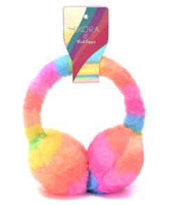 Orejera infantil multicolor piel x1u.