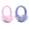 Orejera infantil lentejuelas y corazones piel x1u.