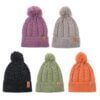 Gorro mujer tejido con trenzas x1u.