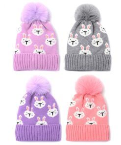 Gorro infantil con piel en su interior x1u.