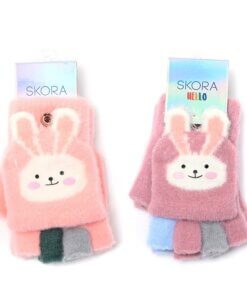 Guante infantil con dibujo y tapita