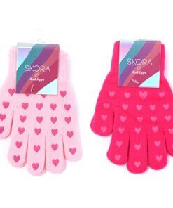 Guante infantil estampado corazones