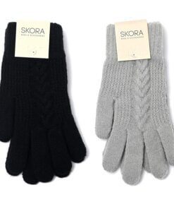 Guante mujer trenzado